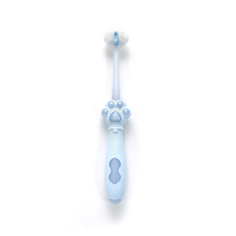 PP/TPE Cat-Claw Style Handle Ultra-fine Soft PBT Bristle 3D Brush Head Children's Deep Cleaning Toothbrush PP/TPE Cat-Claw Style Handle Ultra-fine Soft PBT Bristle 3D Brush Head Children's Deep Cleaning Toothbrush