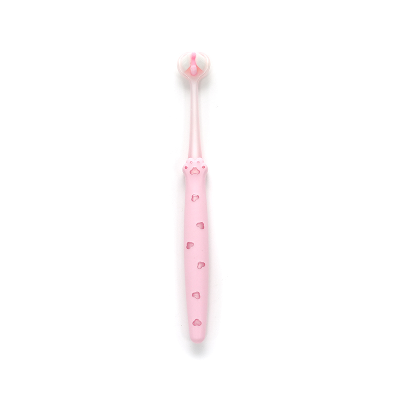 PP/TPE Cat-Claw Style Handle Ultra-fine Soft PBT Bristle 3D Brush Head Children's Deep Cleaning Toothbrush PP/TPE Cat-Claw Style Handle Ultra-fine Soft PBT Bristle 3D Brush Head Children's Deep Cleaning Toothbrush