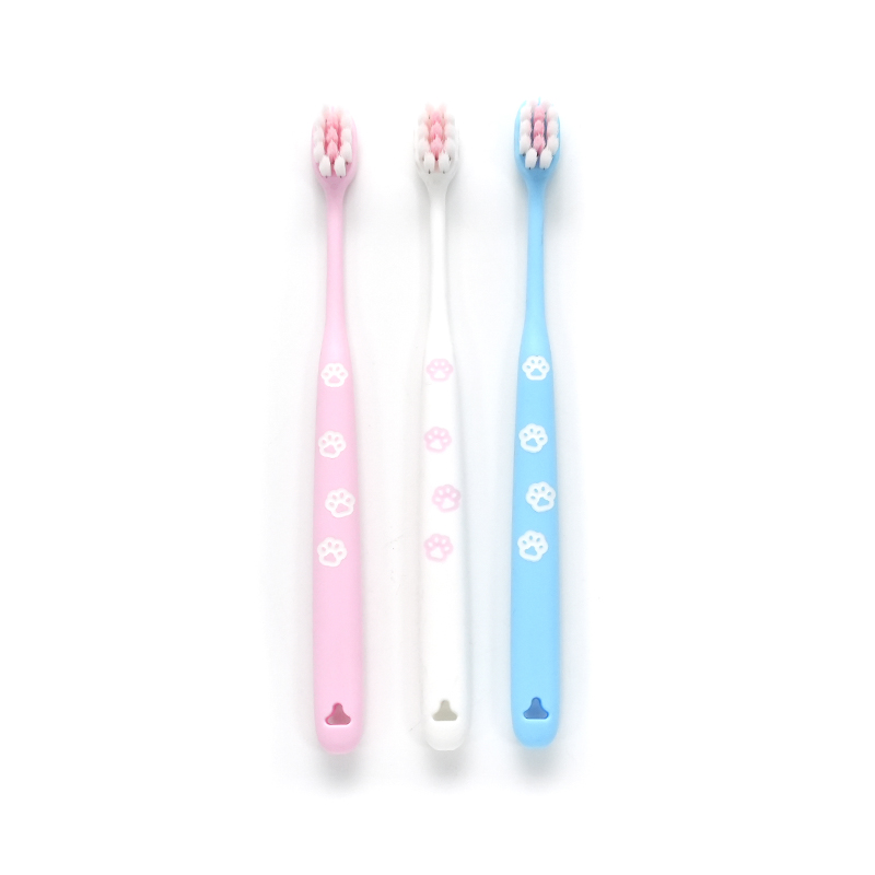PP/TPE Cat-Claw Style Handle Ultra-fine Soft PBT Bristle Children's Deep Cleaning Toothbrush PP/TPE Cat-Claw Style Handle Ultra-fine Soft PBT Bristle Children's Deep Cleaning Toothbrush