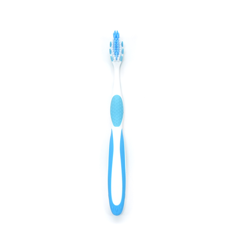 PP/TPE Handle Ultra-fine Soft PBT+Silicone Massage Bristle 2 Color Adult Deep Cleaning Toothbrush PP/TPE Handle Ultra-fine Soft PBT+Silicone Massage Bristle 2 Color Adult Deep Cleaning Toothbrush